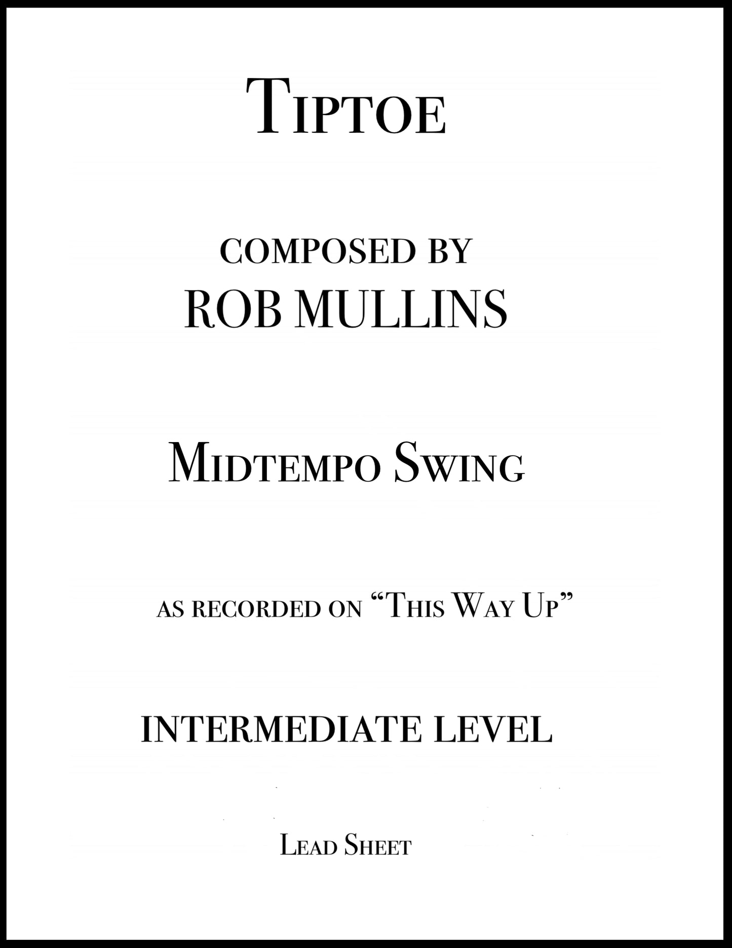 Tiptoe